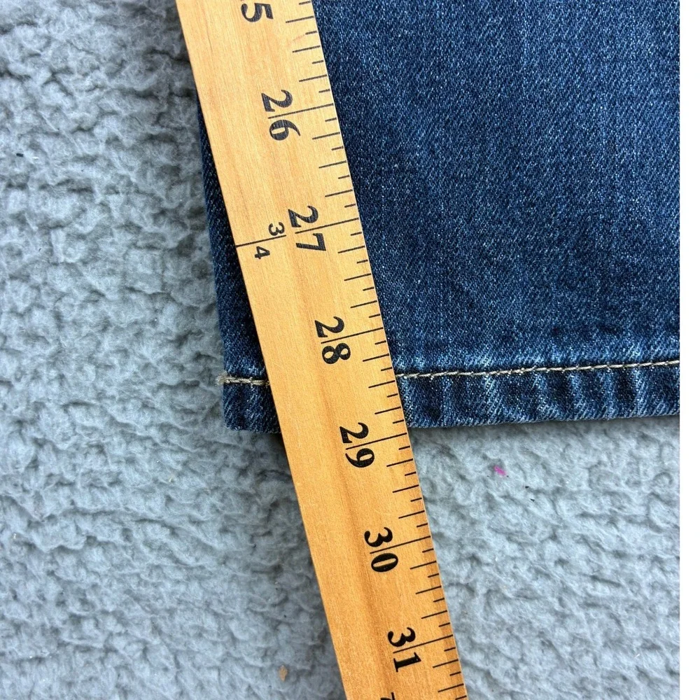 Levi's 514 Slim Straight Denim Jeans Mens 36x30 Dark Wash Blue Cotton Classic